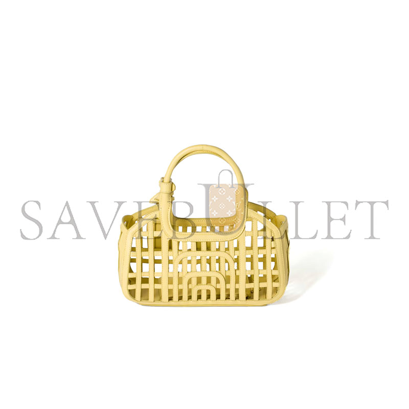 MIU MIU LEATHER BASKET 5BA294 (24*12.5*9cm)